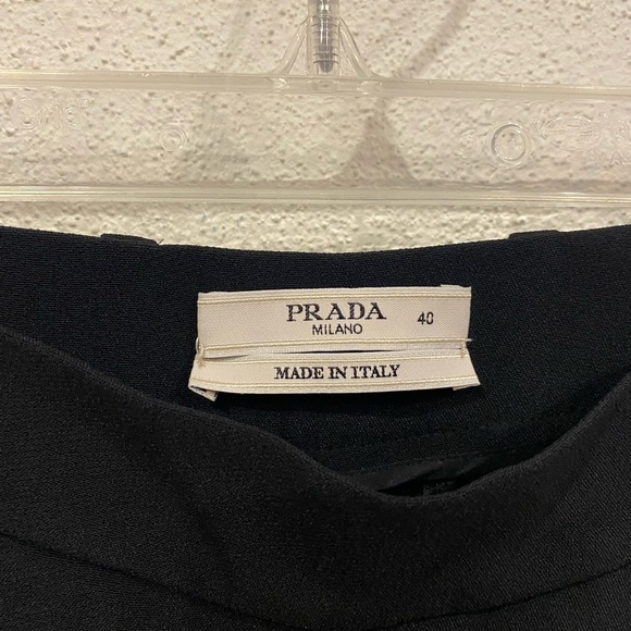 Prada Pleated Bermuda Shorts Size 10 EUC - Picture 2 of 5